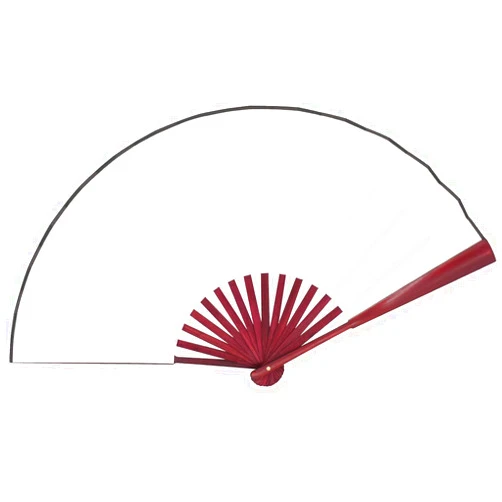 HONSHEN Chinese Folding Fan White Hand Fans Bamboo Fan with Traditional Chinese Arts Handicraft (White)