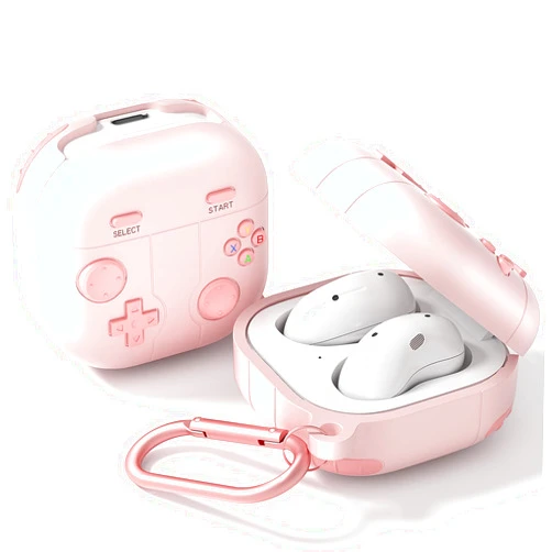 Suublg Silicone Case for Samsung Galaxy Buds FE (2023) / Buds2 Pro (2022) / Buds 2 (2021) / Buds Pro (2021) / Buds Live (2020) Earbuds with Cute Cartoon Skin Design for Charging Protection Cover