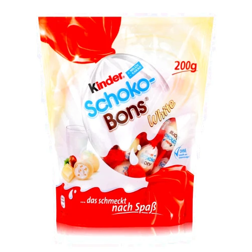 Kinder Chocolate Bons white 200g (pack of 2)