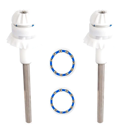 PEUTIER 2 Packs Pool Cleaner Parts for MX8 MX8EL MX6 MX6EL Elite, Pool Cleaner Drive Shaft Tune-up Accessories Assembly Pool Cleaner Replacement Parts for Zodiac, with Pool Engine Wheel Bearing