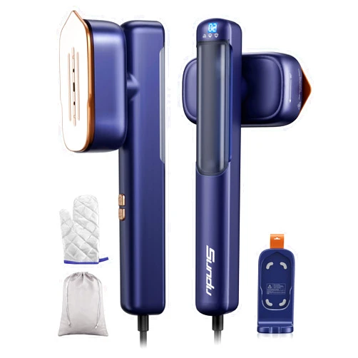 Sundu Travel Steam Iron for Clothes, Handheld Garment Steamer for Clothes, 100-240V Adaptive Voltage, Adjustable Steam/Temperature 15s Heat Up, Strong Penetrating Steam