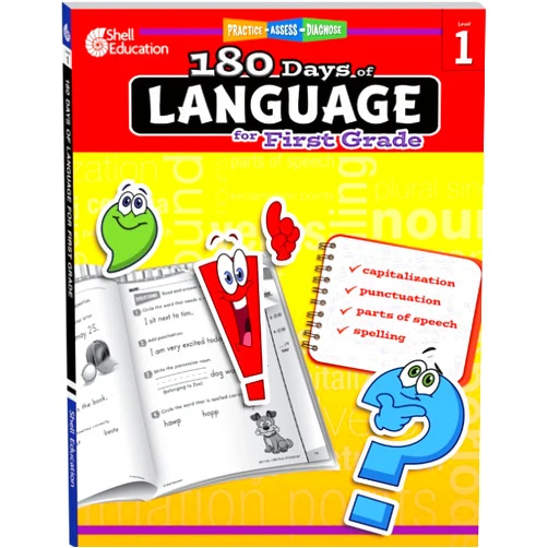 By Shell Education (Author) 180 Days™: Language for First Grade