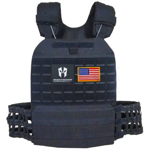 SPARTAN SHADOW Adjustable Weighted Vest Men | No Plates included | Plate carrier vest | Weight Vest for men - Weighted vest for women | Workout plate carrier, Ruck vest. Body weight vest, Crossfit plate carrier.