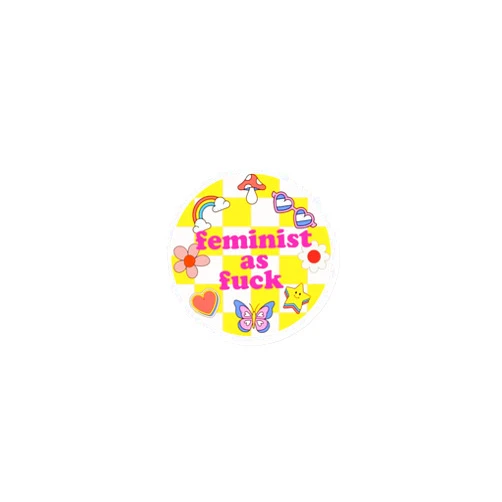 Ratbone Skinny Feminist AF Sticker