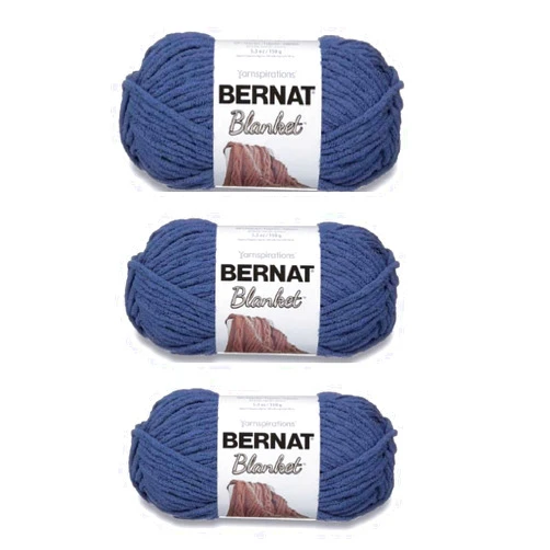 Bernat Bulk Buy: Bernat Blanket Yarn (3-Pack) Country Blue 161200-106
