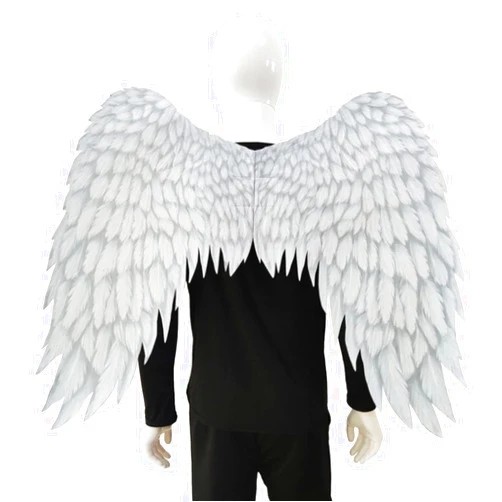 Ochine Angel Wings Costume Foldable Feather Halloween Decorations Angel Wing Christmas Decoration Gift for Kids Adults