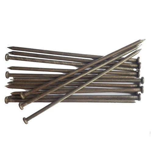WOCHOLL Landscape Stakes Metal Landscape Edging Anchoring Spikes, 10-Inch Length 50 Count, for Artificial Turf Stakes, Paver Edging, Weed Barrier, Timber, Carpentry, Tent and More