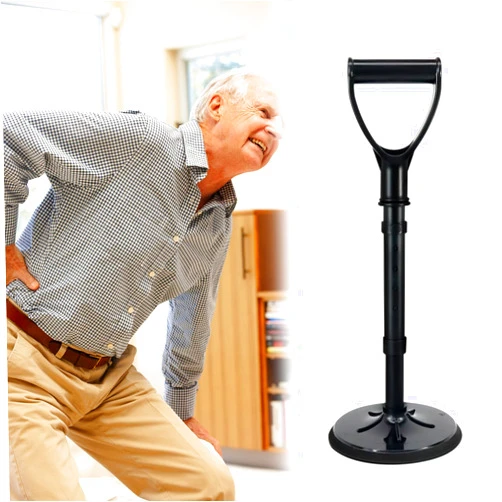 TNEHOD Mobility Aids Tool, Adjustable Standing Aid Device, 5 Height Level Elderly Lift Assist Devices, Stable Stand Assist Aid for Elderly with 7 Inch Base, Help Seniors Get Up from Floor