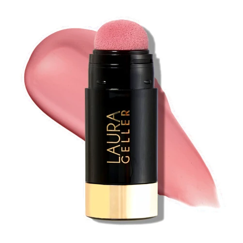 LAURA GELLER NEW YORK Serum Blush Tint, Lightweight Liquid Blush for Cheeks, Weightless Watercolor Sheer Finish, Practical Pink