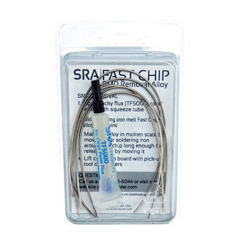 SRA Soldering Products Fast Chip Kit for Quik SMD Removal with a Low Temperature Alloy