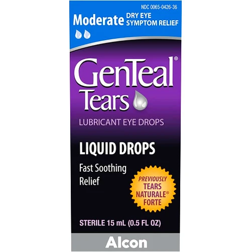 Genteal Tears Moderate Eye Drops, 0.507 Fluid Ounce