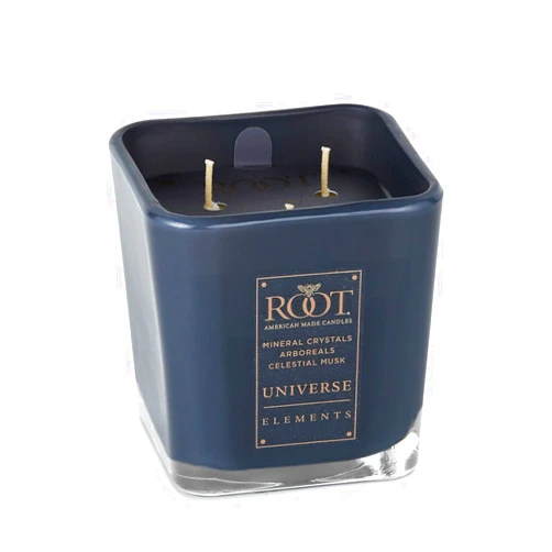 Root Candles Scented Candles Elements Collection Premium Handcrafted 3-Wick Candle, 14.5-Ounce, Universe