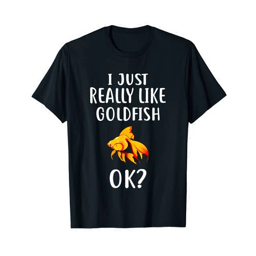 ShirtZilla I Just Really Like GOLDFISH T-Shirt Funny GOLDFISH T-Shirt
