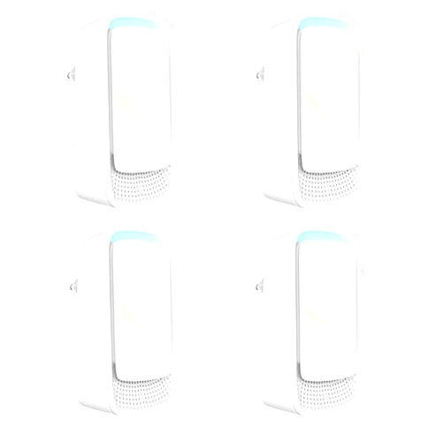 AUKUU Plug In Air Ionizers - Negative Ion Technology Air Purifier - Quiet Operation Air Freshener for Home, Bedroom, Office, Garage Room - Portable Air Purifiers Odor,Pets Smell - Air Cleaner White (4 Pack）