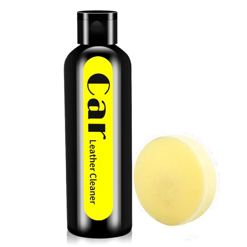 QUWEI Car Leather Cleaner - Leather Conditioner - Leather Care Cleaning Kit Remove Dirt, Debris, Stains, Grime, Non-Toxic and Safe for Couch, Car Interior, Bags, Jackets, Saddles,Furniture