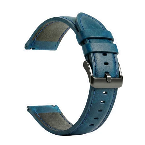 Harikiri 18mm 19mm 20mm 22mm 24mm Leather Bands Compatible with Garmin/Samsung/Amazfit/Huawei/Coros/Polar/Timex/Fitpolo/Veryfitpro/RUIMEN/Casio,Quick Release Watch Strap for Men Women