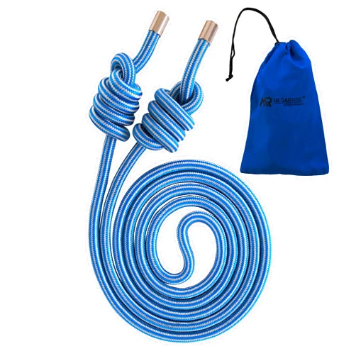 Megaraise 1.1lb Flow Rope Fitness Working Out Weighted Jump Rope for Men & Women Exercise, Home Gym Cardio Training Equipment Rope 9.5ft Adjustable Length Heavy Skipping Jumping Braided Ropes