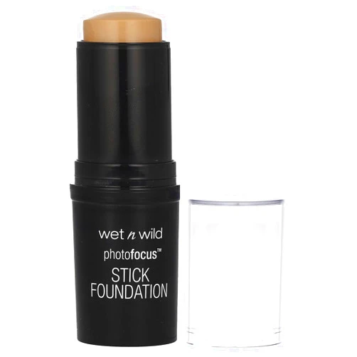 wet n wild Photo Focus Matte Foundation Stick Makeup, Classic Beige | Vegan & Cruelty-Free