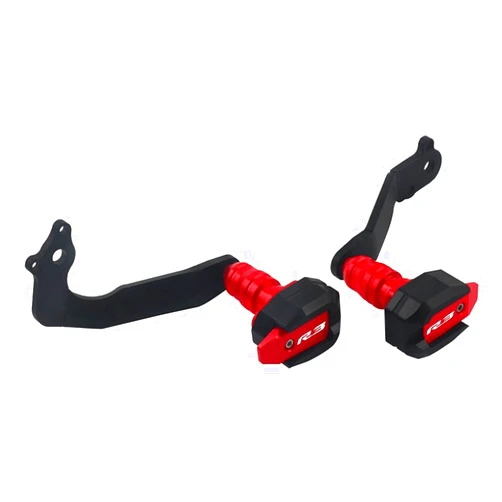 BUREFE Frame Sliders for Yamaha YZF-R3 YZF R3 YZFR3 2019 2020 2021 Motorcycle CNC Falling Protection Frame Slider Fairing Guard Crash Pad Protector Crash Protectors (Color : Red)