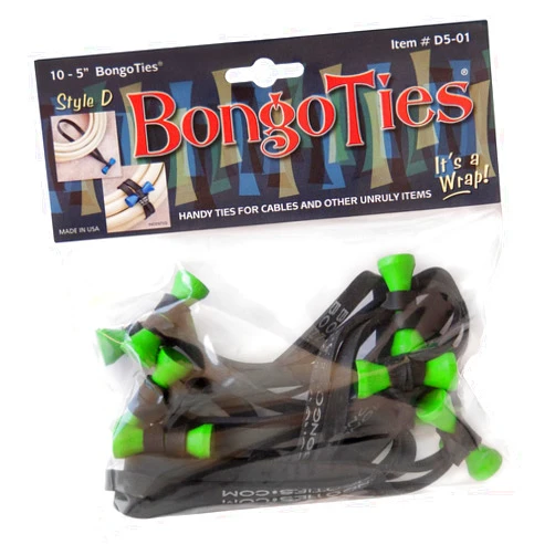 BongoTies GREEN & BLACK 