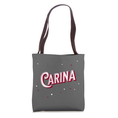Carina Name Mädchen und Frauen Carina Name Personalised Tote Bag