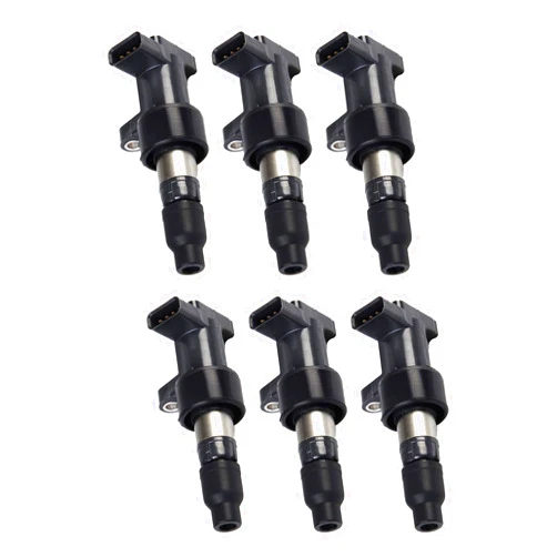 ENA Set of 6 Ignition Coil Pack Compatible with Jaguar 2003-2008 S Type 3.0L, 2001-2005 XType 2.5L, 2001 2002 2003 2004 2005 2006 2007 2008 X-Type 3.0 V6 Coils Replacement for UF435 5C1399 C1402