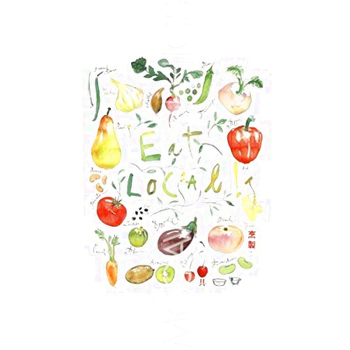 McGaw Graphics Eat Local by Lucile Prache, Art Print Poster 14