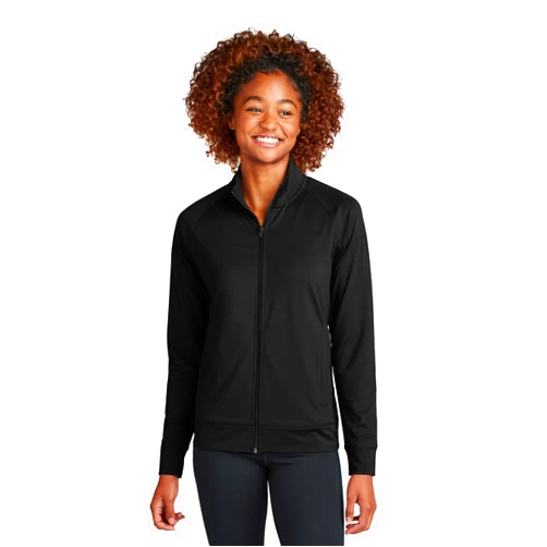 SPORT-TEK Ladies Sport-Wick Stretch Full-Zip Cadet Jacket LST857