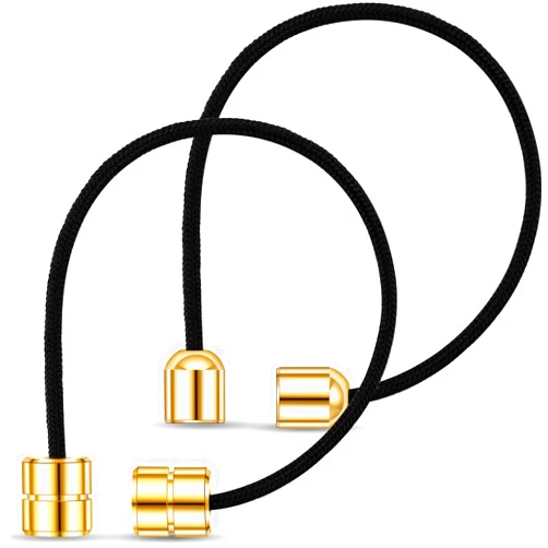 Civaner 2 Pcs Begleri Fidget Beads, Copper Worry Beads for Stress Relief, Handmade Cylinder & Bell Shaped , 7 Inch Relaxation Toy for Men & Women