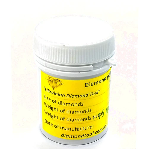Ukrainian Diamond Tool Diamond Water-Based polishing Paste 2/1 Micron. 40g