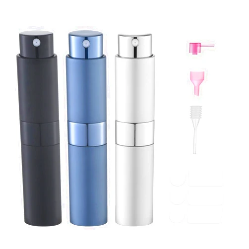 Fusupak Perfume Atomizer Travel Bottle Refillable: Cologne Sprayer Portable for Men - Mini Spray Empty for Refill - 8ml Small Size Blue