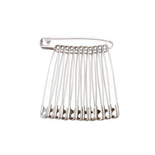 YiwerDer 60PCS Large Safety Pins, Durable, Rust-Resistant Nickel Plated Steel Pins Size 4, 2.2inch /55mm
