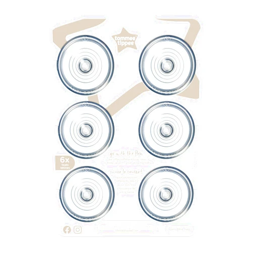 Tommee Tippee Advanced Anti-Colic Baby Bottle Nipples, Medium Flow, 3m+, Pack of 6 Soft Silicone Breast-Like Bottle Nipples for Natural Latch, Works with Tommee Tippee Advanced Anti-Colic Baby Bottles