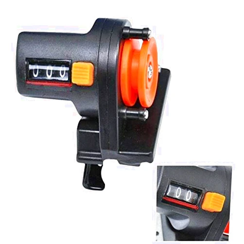 HERCHR 0-999 Meters Portable Fishing Line Counter, Digital Length Display Fish Finderdepth Gauge Tackle Tool for Fishing Outdoor Enthusiasts