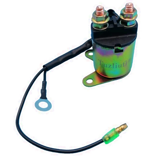 Tuzliufi Solenoid Starter Relay for Honda Go Kart GX160 GX200 GX 160 200 Engine Generator GK50 GK80 GK163 GK196 TBM50A TBM80 MID GK-1 GK-2 Mini 5.5HP 6.5HP 163cc 196cc Z303