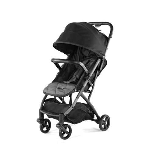Summer Infant 3Dpac CS Compact Stroller, Black – Car Seat Adaptable Baby Lightweight Stroller with Convenient One-Hand Fold, Reclining Seat and Extra-Large Canopy