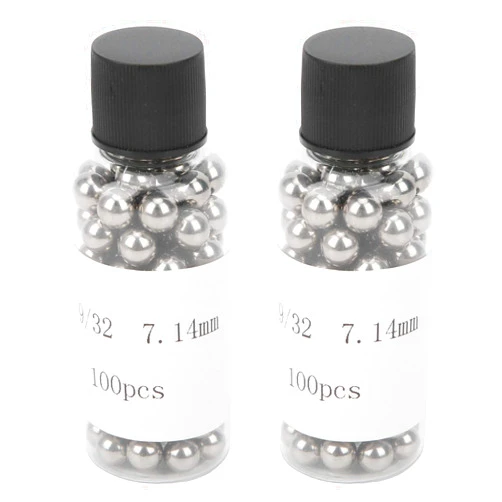 Topyond 200Pcs Stainless Steel Balls G1000 High Accuracy Paint Industrial Supplies 7.144mm - Perfect for Industrial Applications Requiring High Precision and Resistance