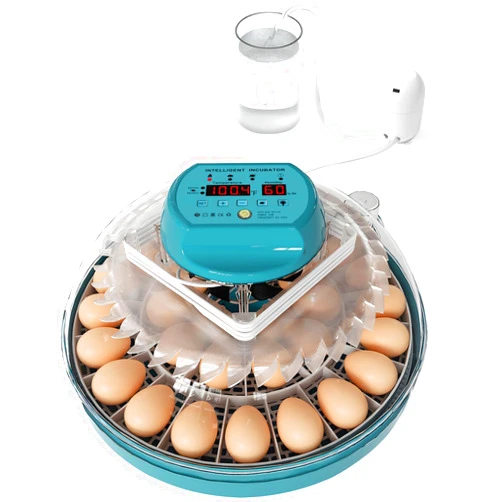 Hethya Egg Incubator, Intelligent Incubator for Chicken Eggs with Automatic Humidity Control and Egg Turning, Temperature Control, 30 Eggs Incubator for Hatching Eggs&Quail Egg with Egg Candler