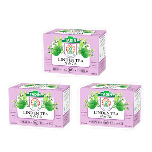 Tadin Tila Herbal Tea, Linden 24 ea ( Pack of 3 )