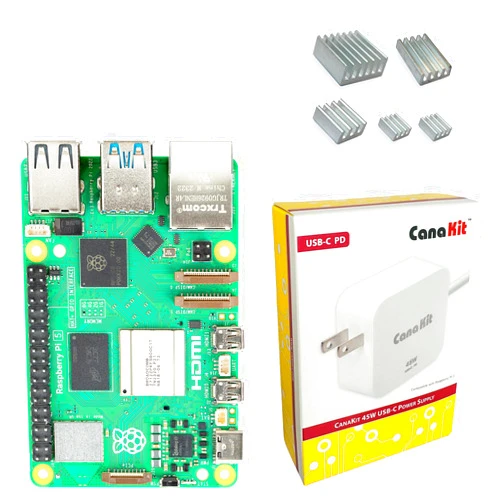 CanaKit Raspberry Pi 5 Basic Kit (8GB RAM | NO SD Card)
