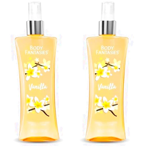 Parfums De Coeur Body Fantasies Fragrance Body Spray, Vanilla, 8 Ounce (Pack of 2)