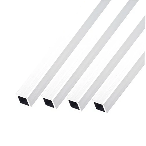METALLIXITY Square Aluminum Tube (12mm x 12mm x 1mm x 300mm) 6Pcs, 6063 Aluminum Tubing - for Home Furnishing, Machinery