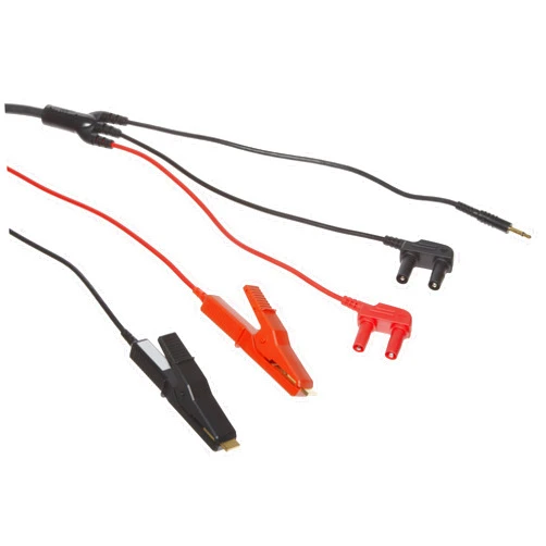 Hioki 9460 Clip Type Lead 4 Terminal Probe with Temperature Sensor, 2268mm Length