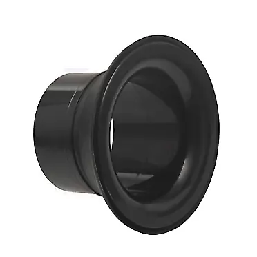 mewmewcat Bass Drum Enhancer Adjustable ABS Rubber Bass Drum Kick Enhancer with Protection Sticker Bass Drum Head Port Hole Protector,Bass Drum Head Black