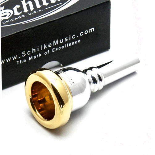 Schilke 24K Gold Rim & Cup Trombone (Euphonium/Baritone) 52E2 medium shank