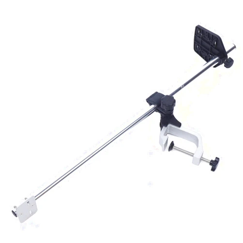 TFCFL Universal Portable Transducer Bracket + Fish Finder Mount, Portable Transducer 360° Adjustable Rotatable Universal Fish Boat Finder Bracket for Boat Canoe Kayak Fishing Accessories 31.5inch