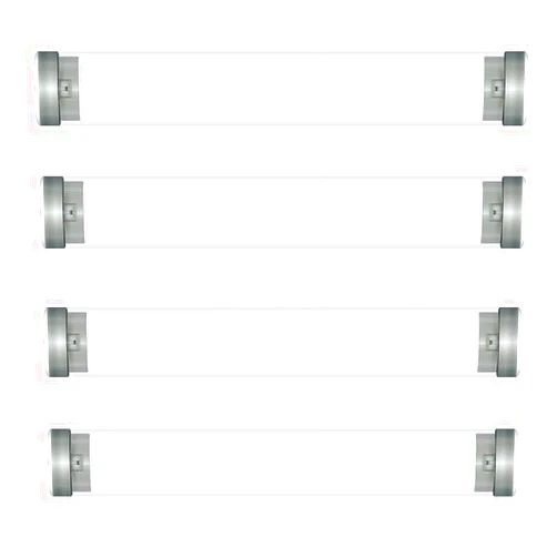 Teensery 6 Pcs Clear Plastic Pen Box Empty Single Cylinder Tube Pencil Case Gift Container for Office School