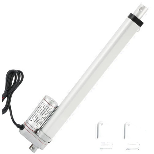 MAOPINER DC12V 10inch Stroke Linear Actuator with Mounting Bracket 900N(202lbs) Maximum Lift 10mm/s for Recliner TV Table Lift Massage Bed Electric Sofa Linear Actuator