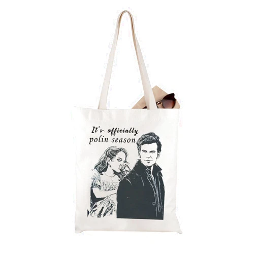 WCGXKO Historical Drama Tv Show Gift It's Officially Polin Season Tote Bag Tv Show Inspired Gift