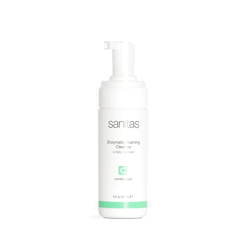 Sanitas Skincare Enzymatic Foaming Cleanser, Pore Refining Cleanser, Fruit Enzymes, 5 Ounces